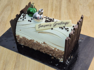 Kerstbuche - Slagroom en krieken